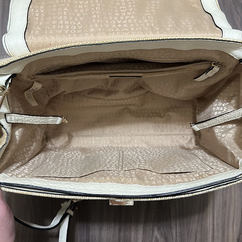Kate Spade White and Beige Purse - Picture 8 of 11